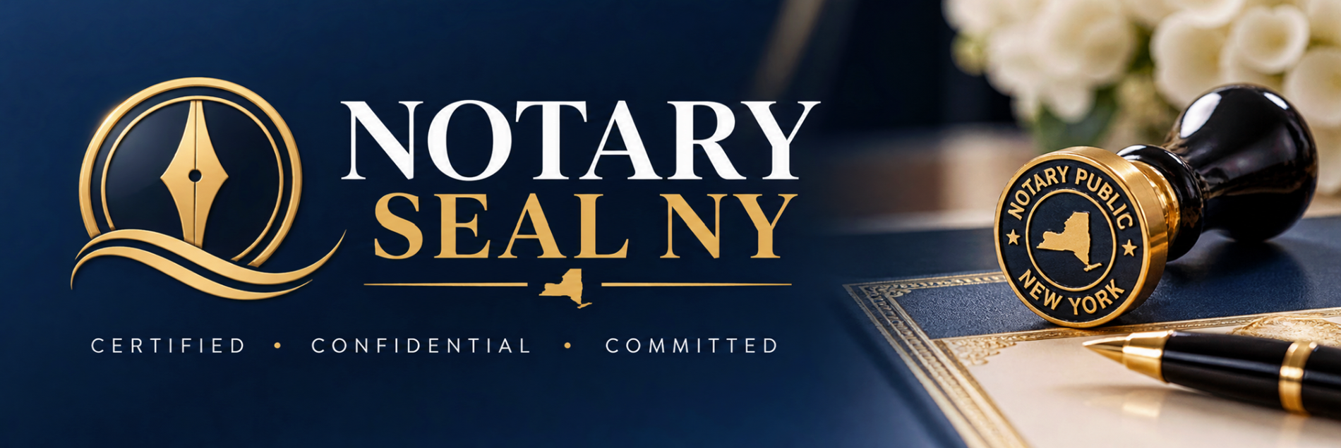 Notary Seal NY — Certified, Confidential, Committed